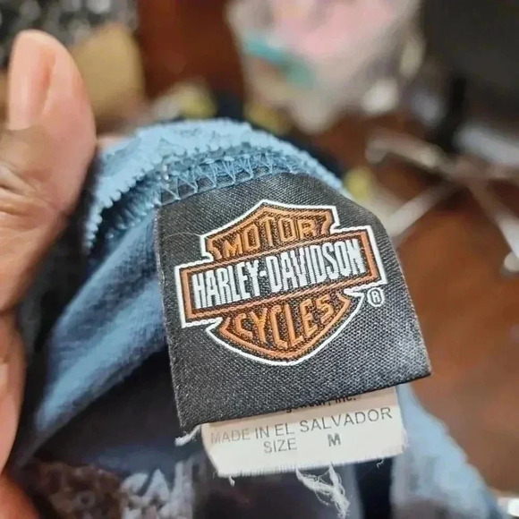 HARLEY Davidson womens long sleeve tee. Size Medium - Picture 5 of 6